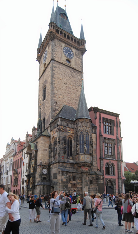 11 - The historic Old Town Hall and its famous medieval Astronomical Clock located in Old Town Square in Prague, Czech Republic